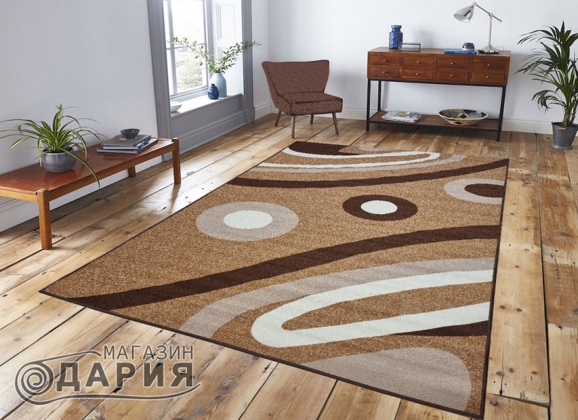 Мокетен килим ERIKA 8025 camel